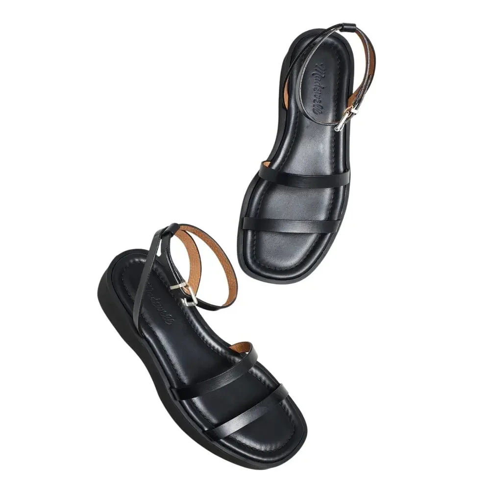 Madewell 10 Double Strap Vachetta Leather Sandal - Picture 7 of 7